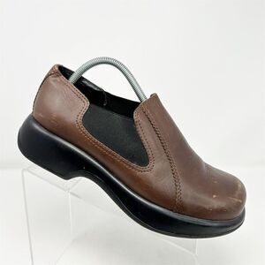 Dansko Women's Brown Leather Slip-On Clogs Size 41 (US 10.5-11) Comfort